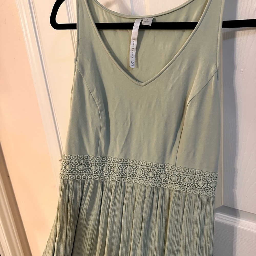 Lauren Conrad Light Green Maxi Dress